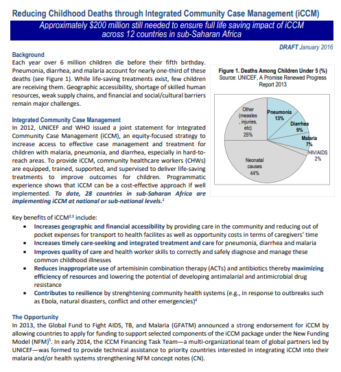 iCCM Resource Mobilization Concept Note (iCCM FTT, 2016) - Nairobi iCCM ...