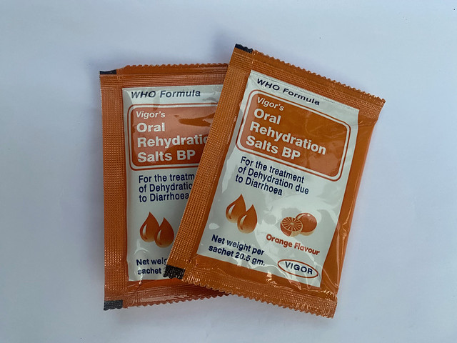 oral rehydration packets photo