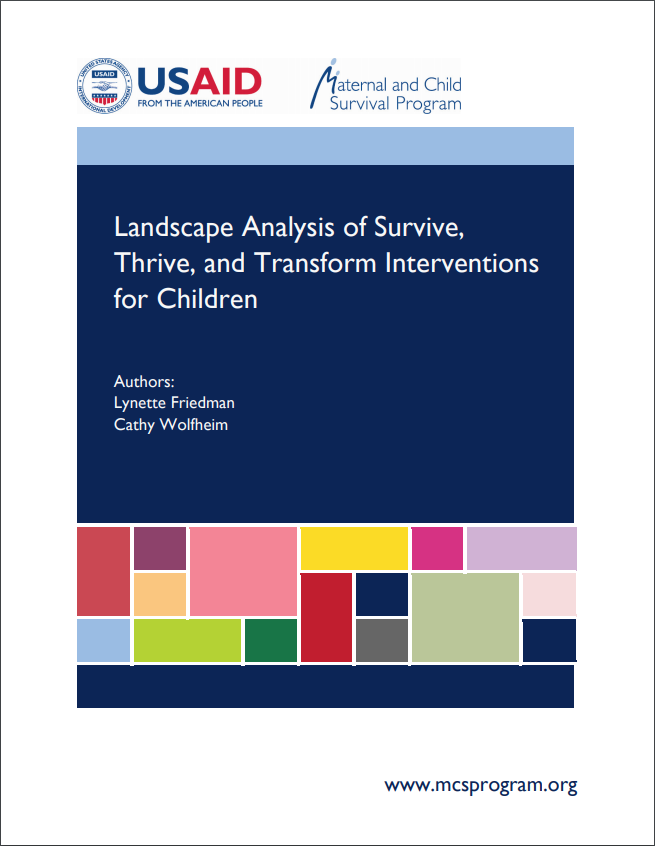 Cover of the Landscape Analysis